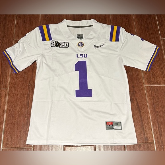 Ja’Marr Chase LSU Tigers 2020 Championship Game Jersey Sizes S-2XL - Picture 1 of 8